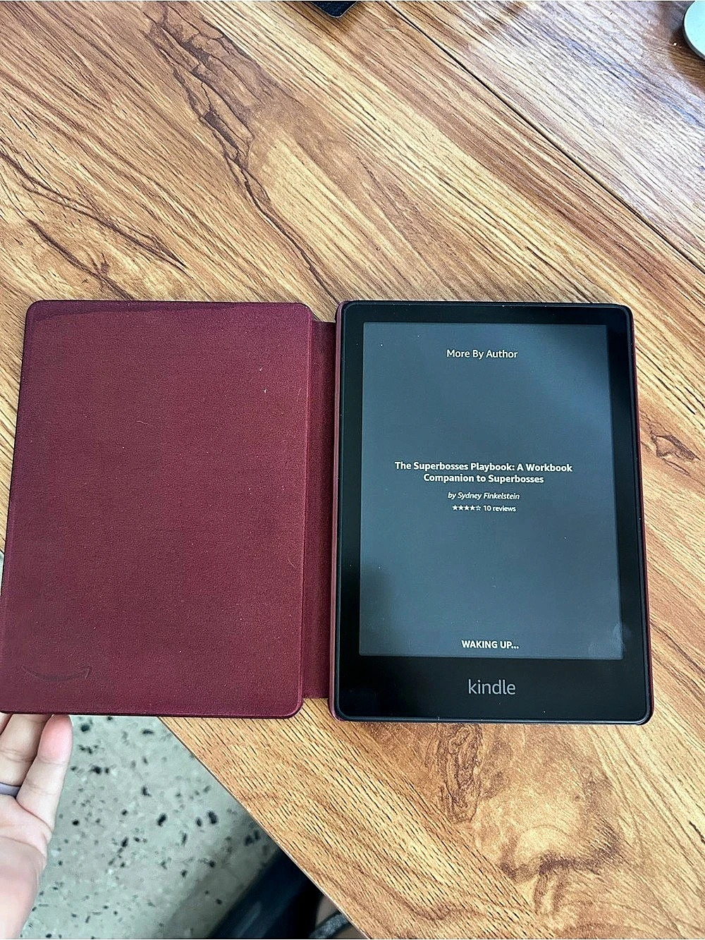 Amazon Kindle Paperwhite (11th Generation) ) eBook Reader with Burgundy Cover